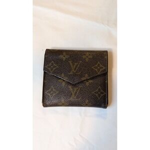 Louis Vuitton, Brown Mono, Mens Multiple‎ Tri-fold Wallet